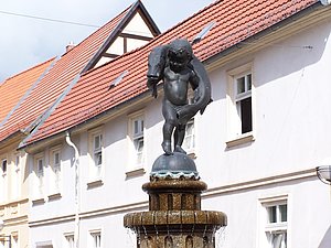 Hechtbrunnen Teterow Foto Koch