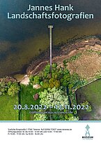 Plakat zur Ausstellung "Jannes Hank - Landschaftsfotografien"