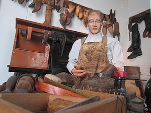 Schuhmacherwerkstatt Foto Koch