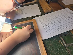 Schule wie früher (© Meike Jezmann)