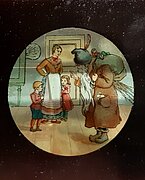 weihnachtliche Schiebebilder