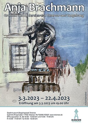 Plakat zur Ausstellung von Anja Brachmann