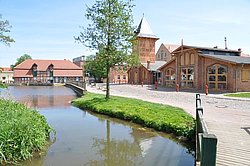 Stadtmühle mit alter Feuerwehr