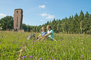 Wanderrast am Ehrenmal Foto: Christin Drühl