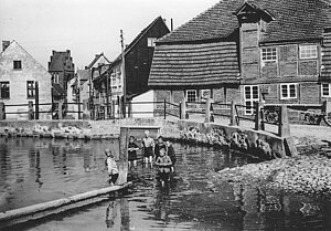 Karl Eschenburg: Mühlenteich in Teterow, 1930.