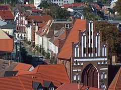 Sicht aufs Tor