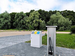 Wohnmobilstellplatz Entsorgungseinrichtung